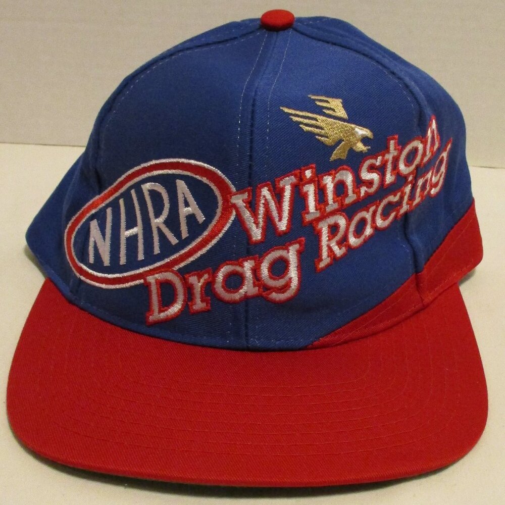 NHRA Hat Winston Drag Racing NEW Vintage 1996 Embroidered Outdoors Hat